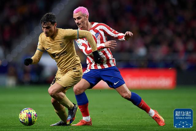 里昂横扫马德里竞技，加维爆发神勇