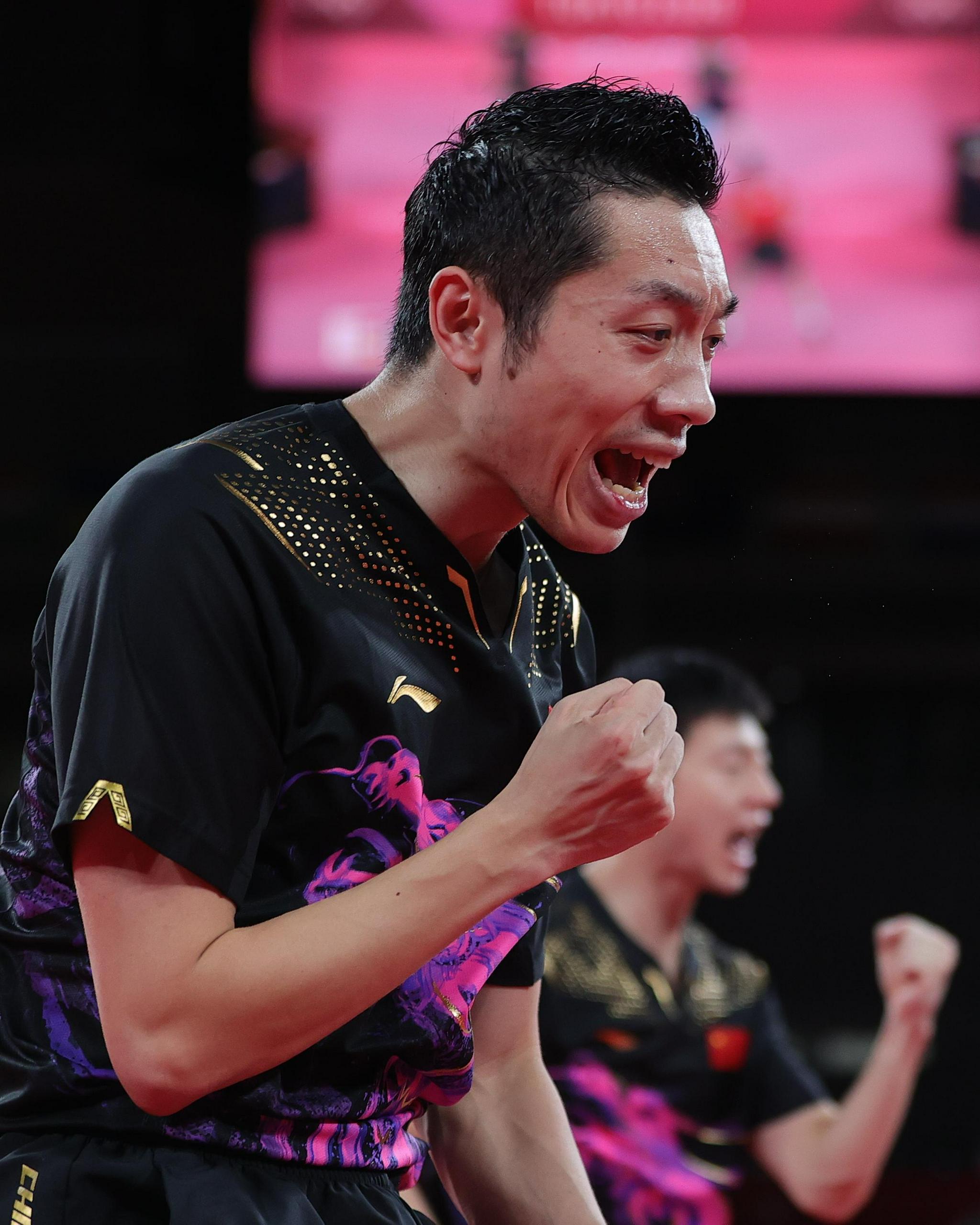 德国队鏖战日本队，许昕高光表现